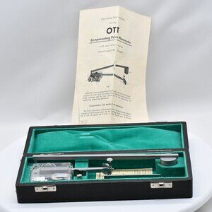 Vintage A. Ott Of Kempten, Germany 1930s Compensating Polar Planimeter W/ Case